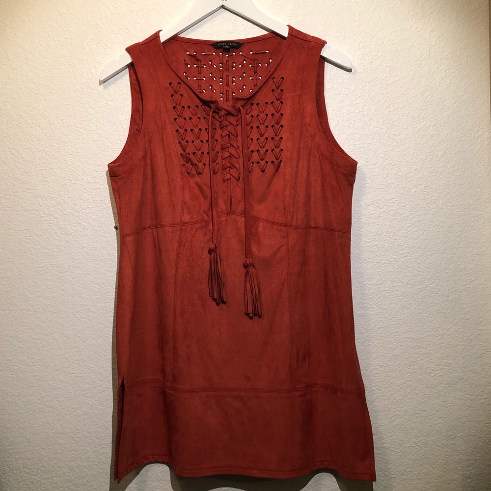 John Mark suede dress